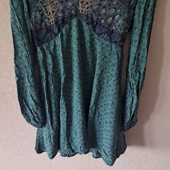 Hollister Boho Teal Mini dress - Picture 3 of 5